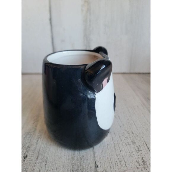 Tag 3D panda bear face mug cup kitchenware - Picture 3 of 11